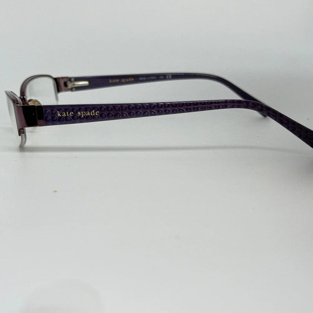 Kate Spade Mazie 0DQ3 Purple Eyeglasses Frames 50-17-130 ‎ Semi-Rimless 21677